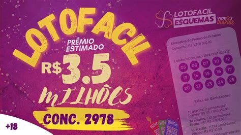 lotofácil concurso 2978